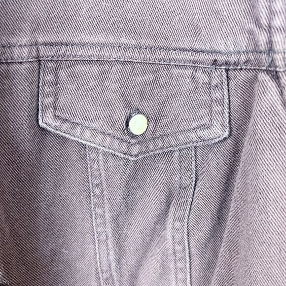 Jonathan Martin Brown Pearl Snap Button Denim Vest Sz S - Picture 4 of 5